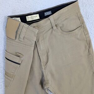 NEW! Scott James Slim Fit Stretch Jeans Men's 34x32 Brown Cotton Poly Spandex